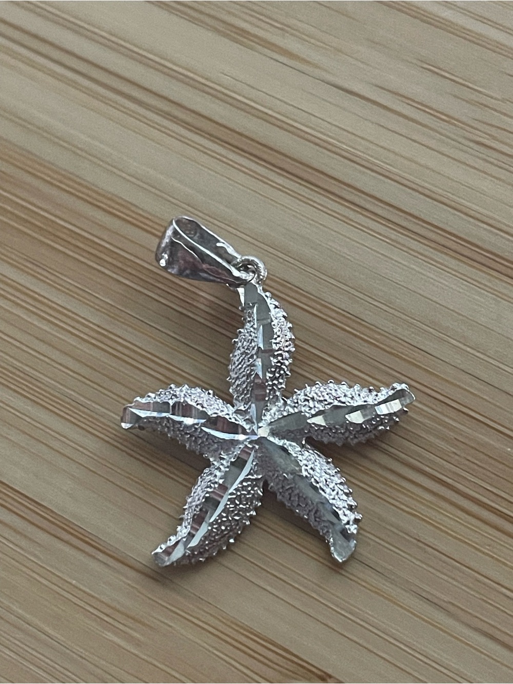 Sterling Silver Starfish Pendant Necklace